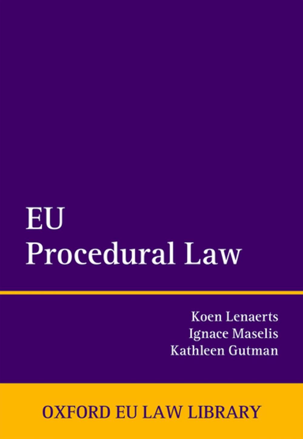 Big bigCover of EU Procedural Law