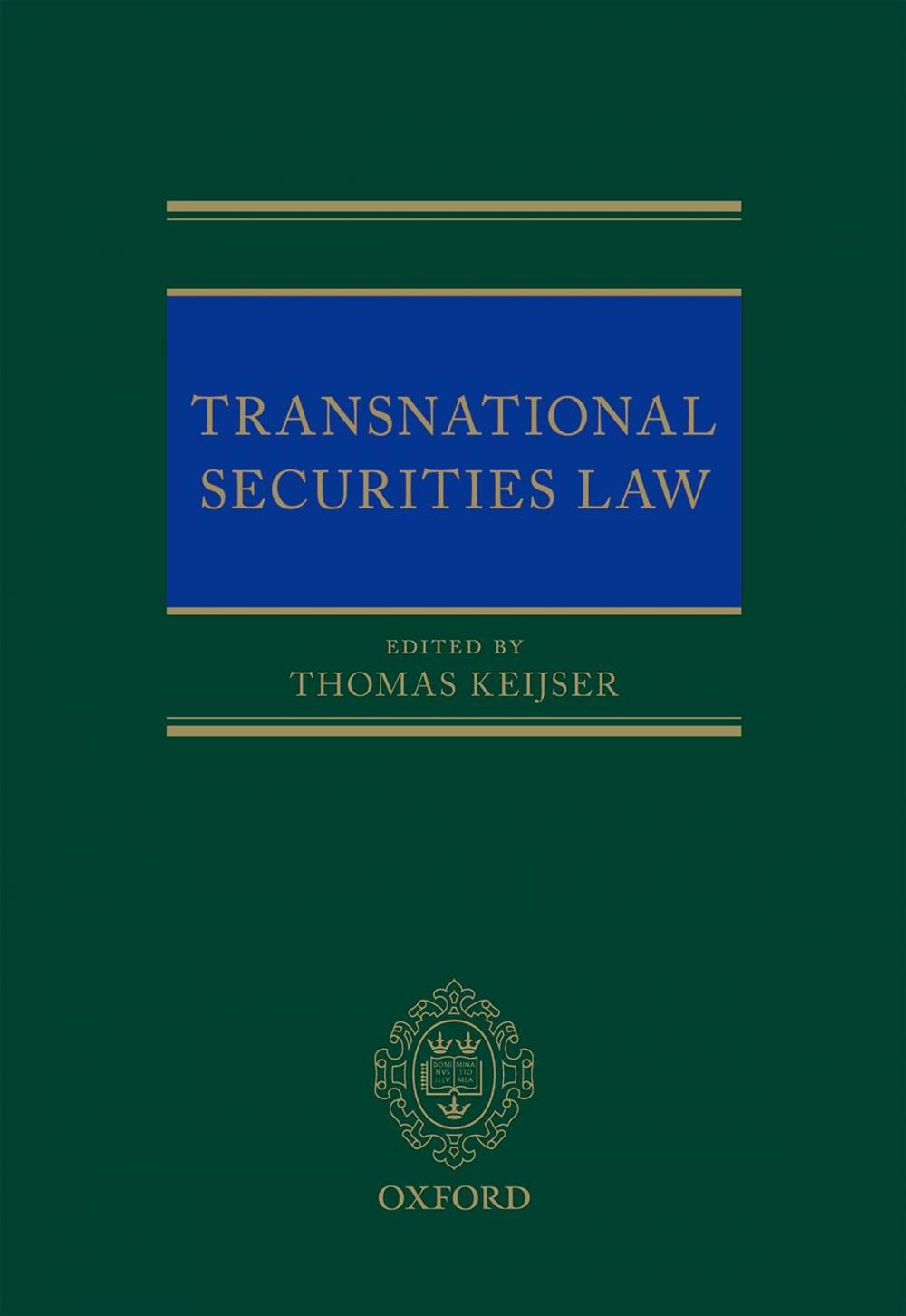 Big bigCover of Transnational Securities Law