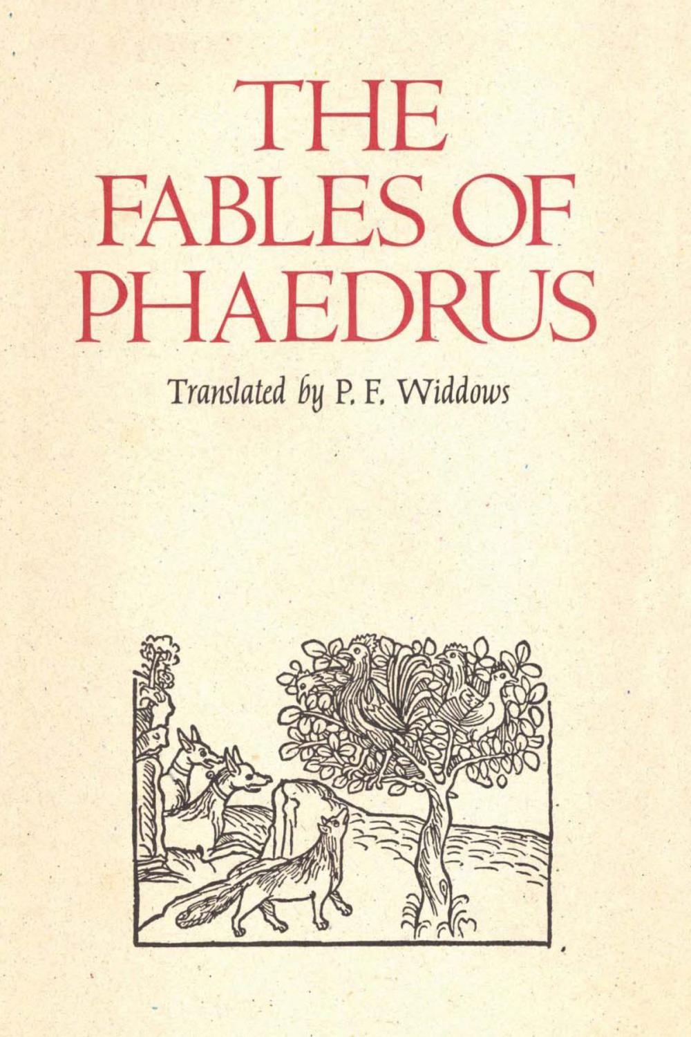 Big bigCover of The Fables of Phaedrus