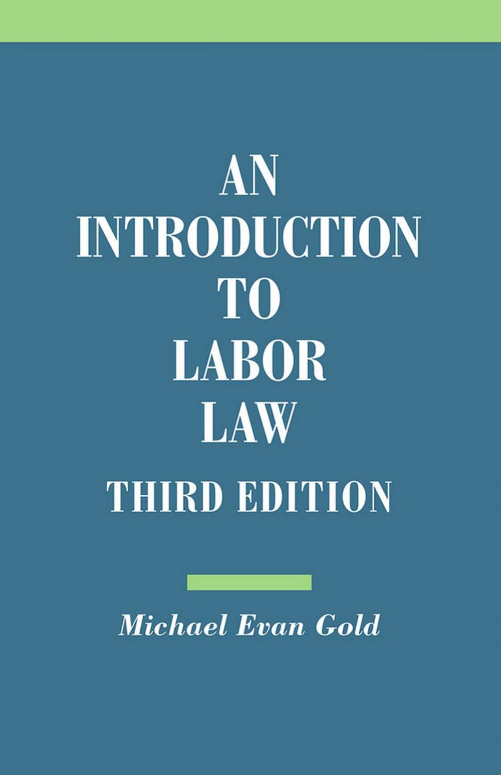 Big bigCover of An Introduction to Labor Law