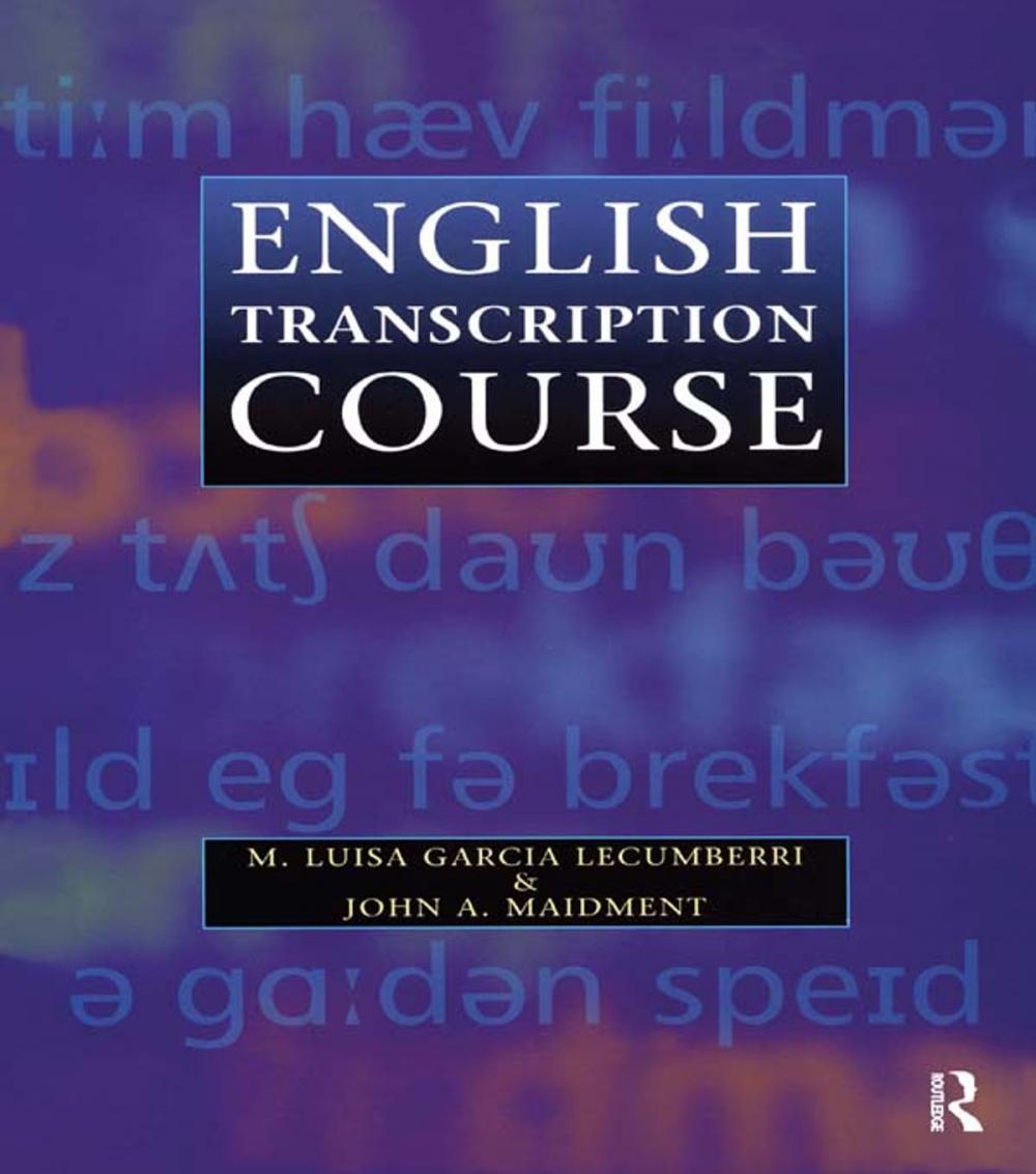 Big bigCover of English Transcription Course