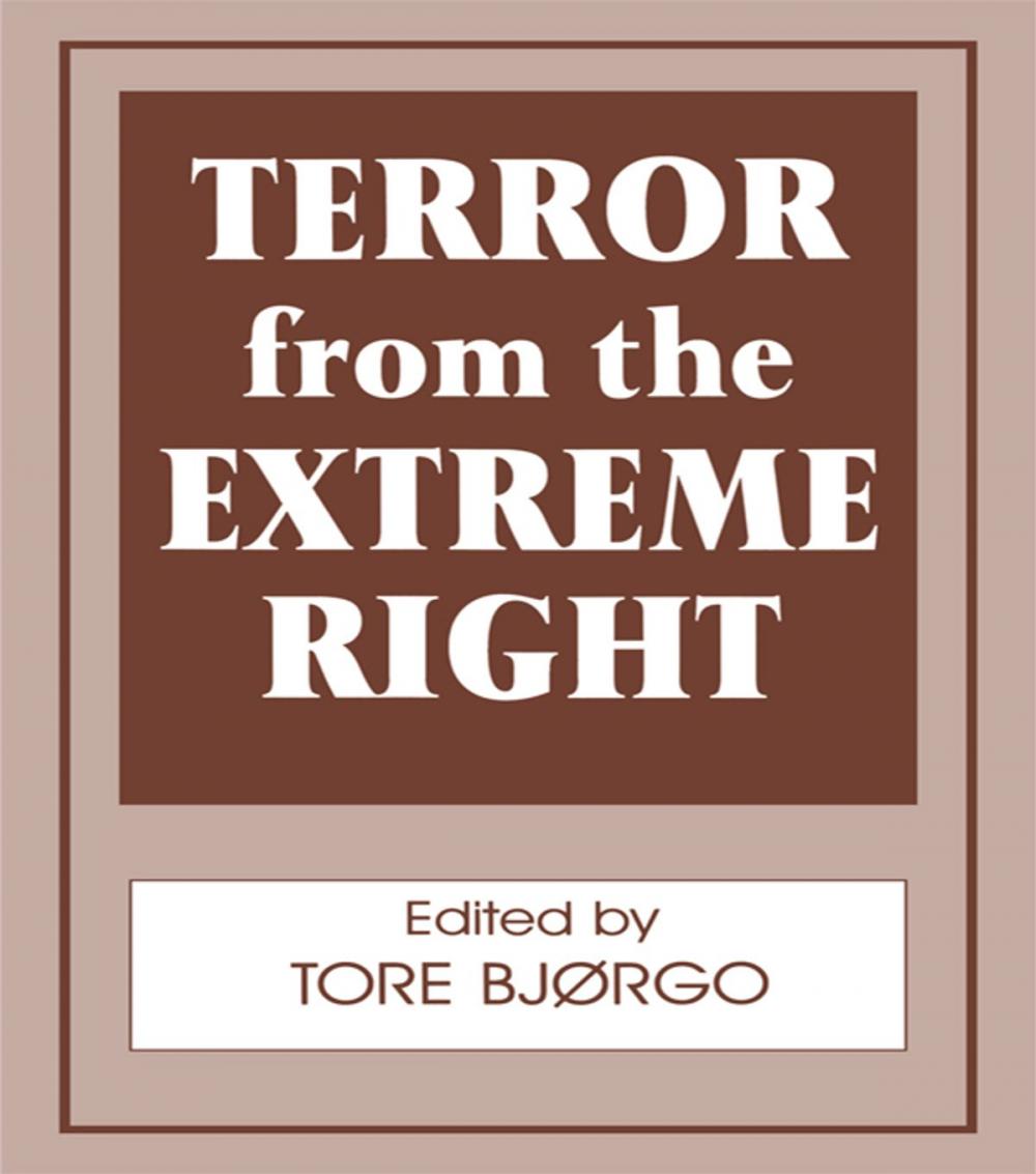 Big bigCover of Terror from the Extreme Right