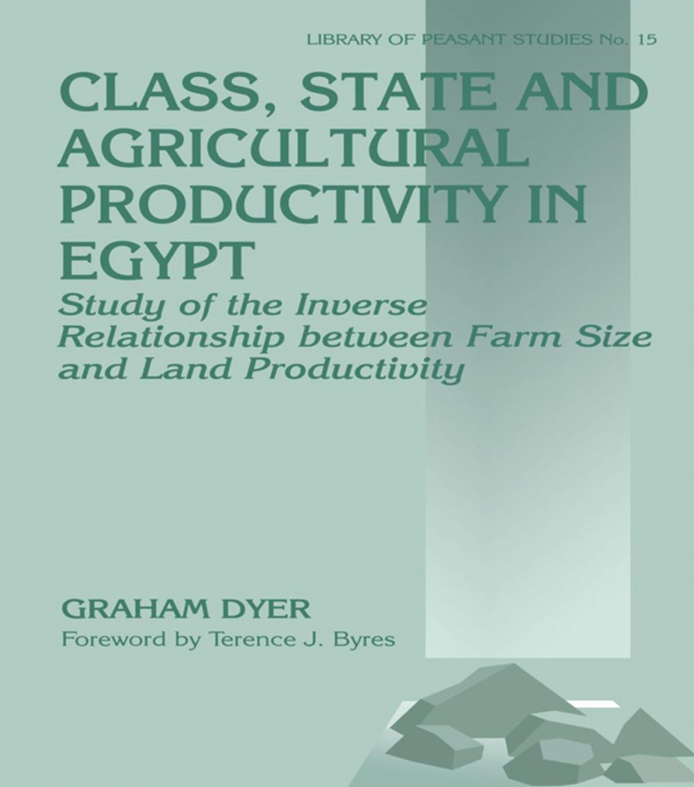 Big bigCover of Class, State and Agricultural Productivity in Egypt