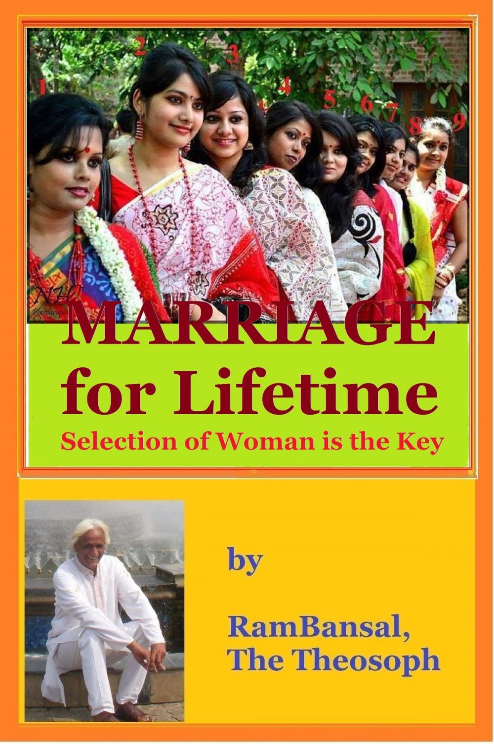 Big bigCover of Marriage for Lifetime, Selection of Woman is the Key