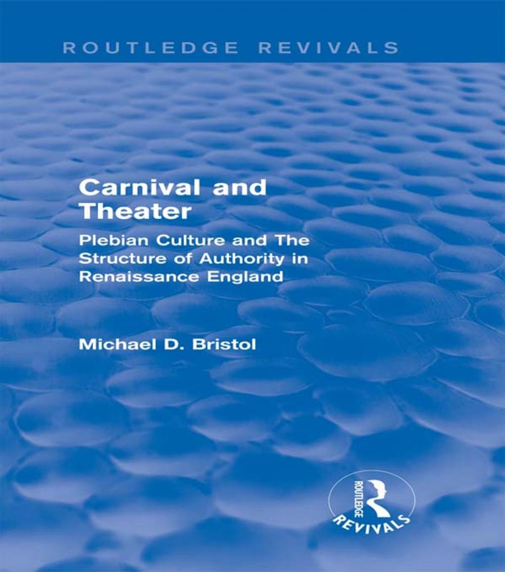 Big bigCover of Carnival and Theater (Routledge Revivals)