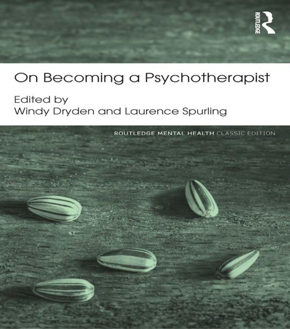 Big bigCover of On Becoming a Psychotherapist