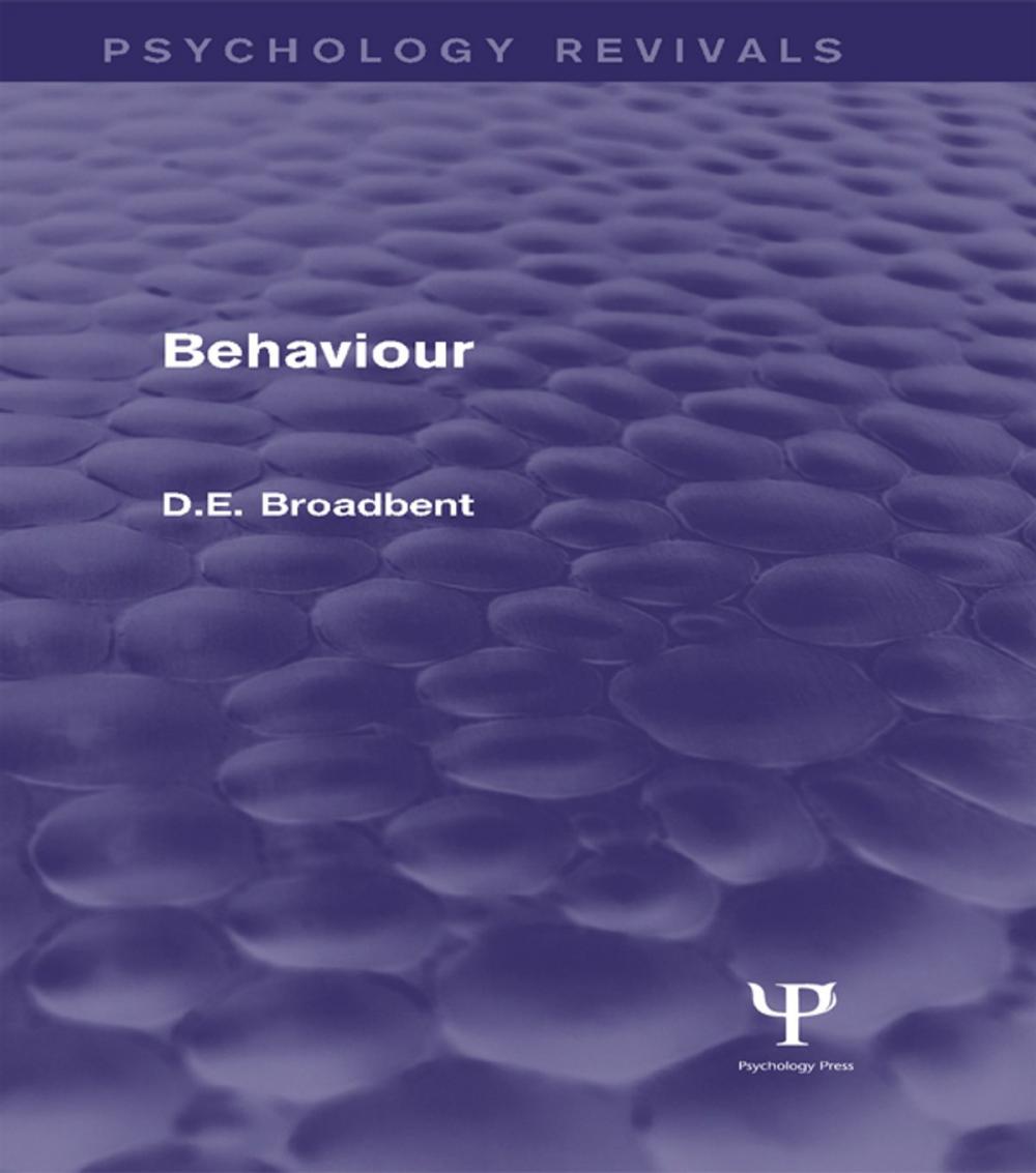 Big bigCover of Behaviour (Psychology Revivals)