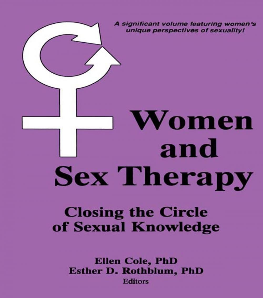 Big bigCover of Women and Sex Therapy