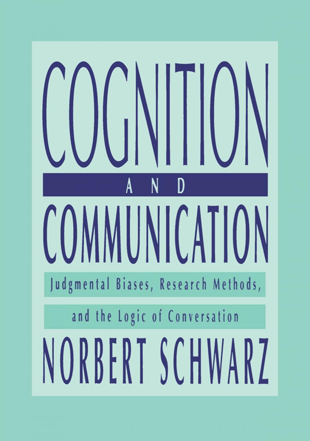 Big bigCover of Cognition and Communication