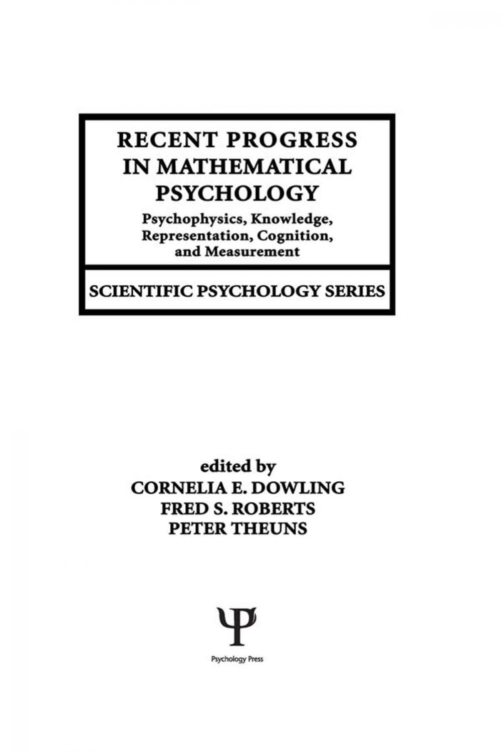 Big bigCover of Recent Progress in Mathematical Psychology