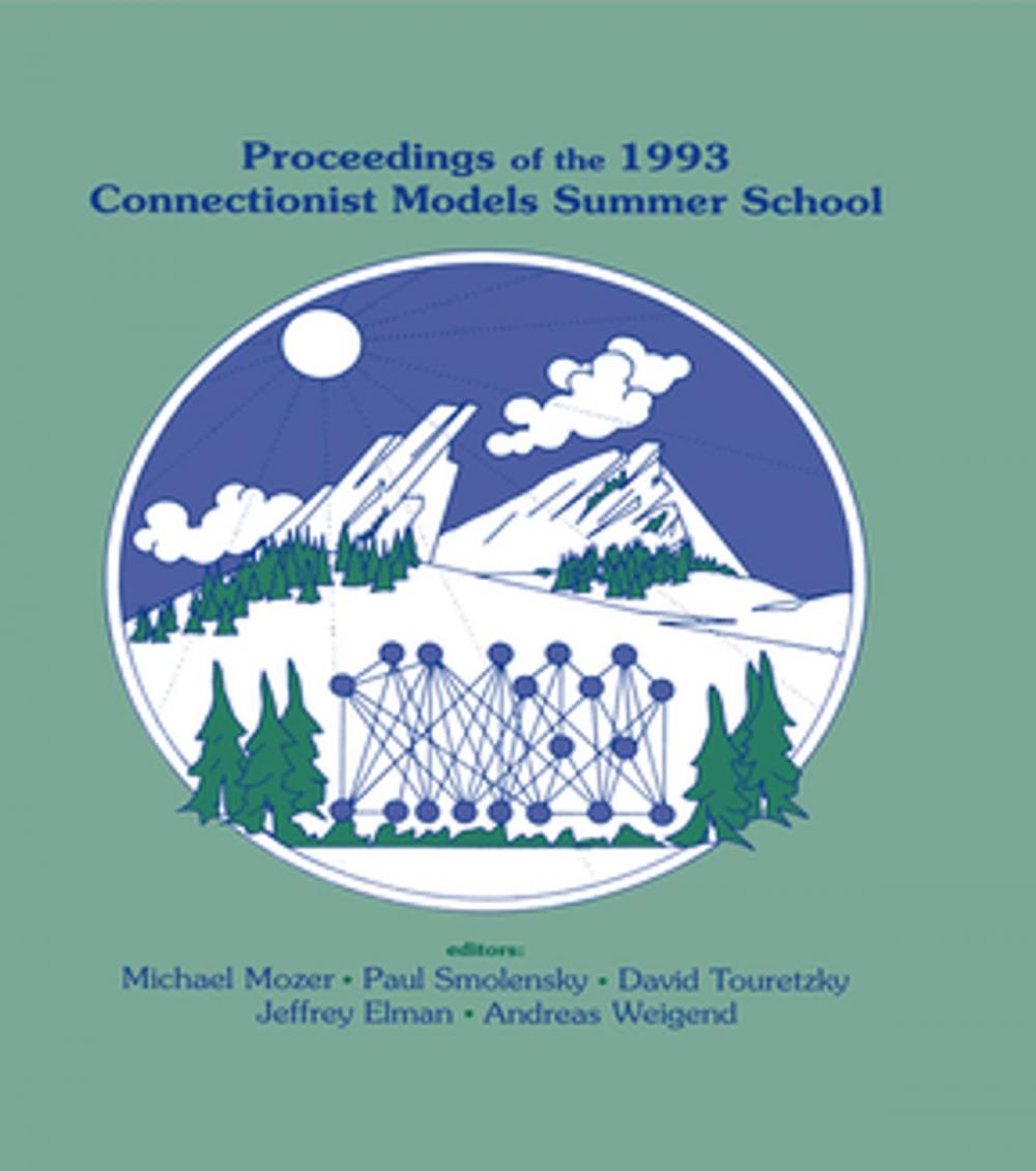 Big bigCover of Proceedings of the 1993 Connectionist Models Summer School