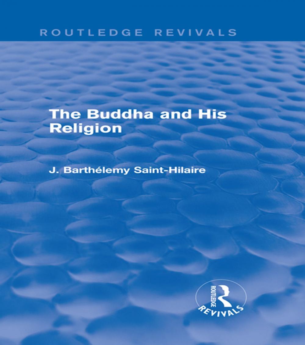 Big bigCover of The Buddha and His Religion (Routledge Revivals)