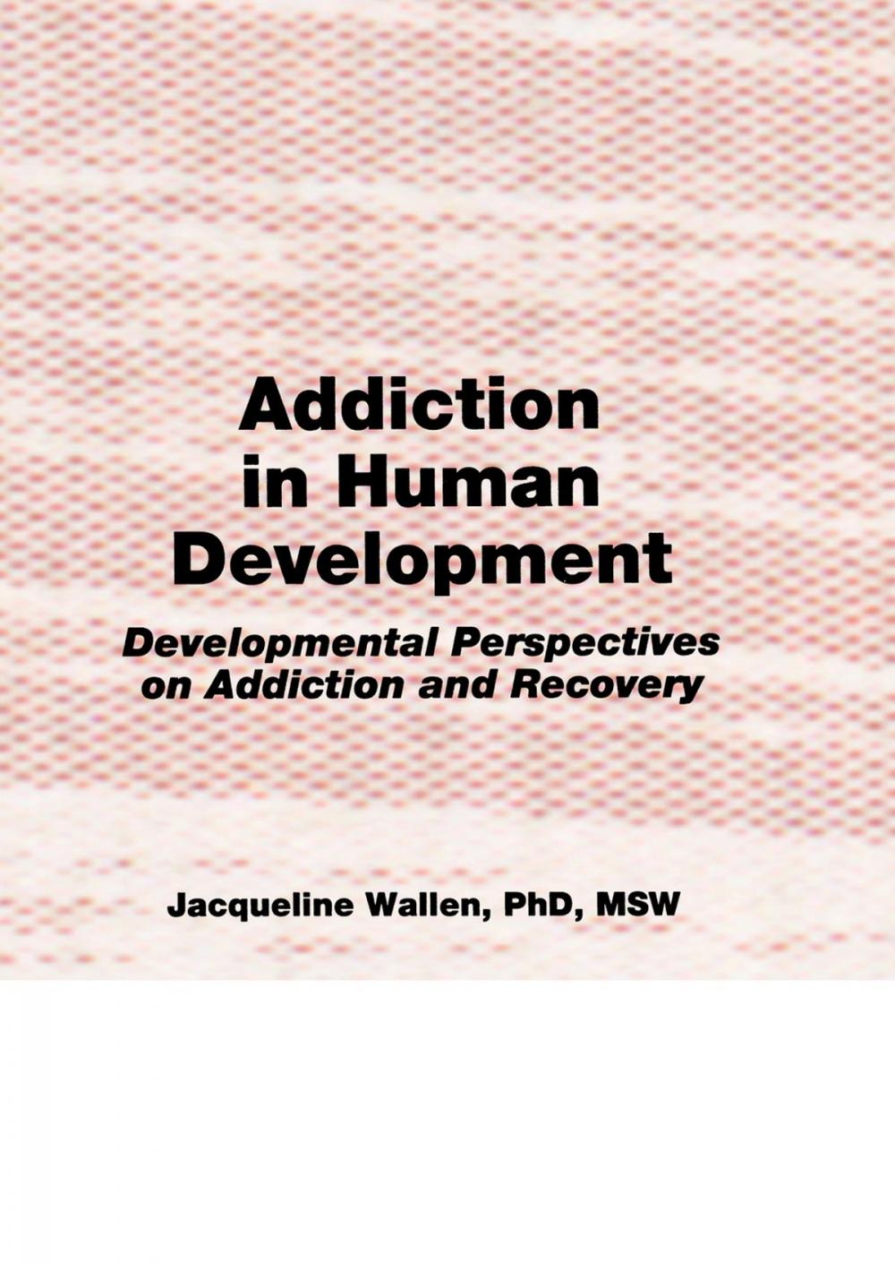 Big bigCover of Addiction in Human Development