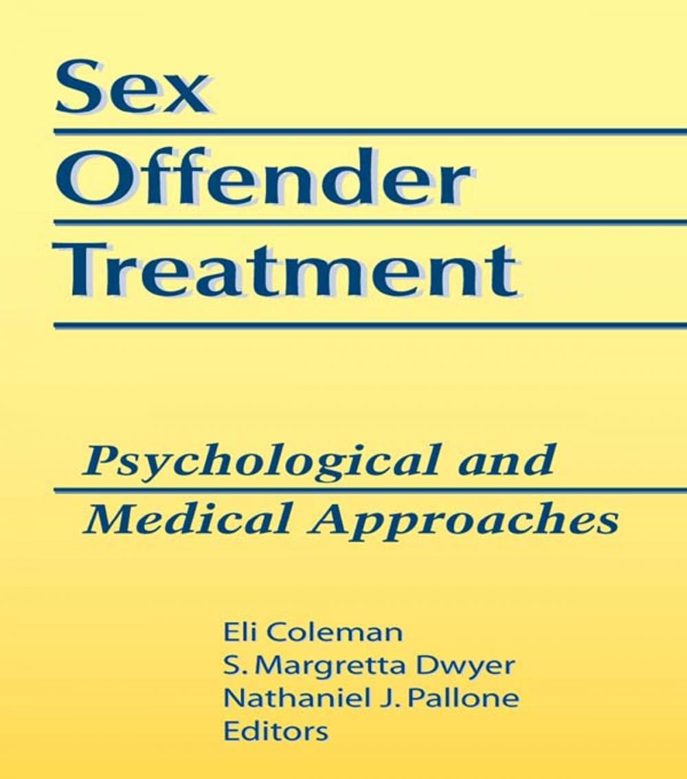 Big bigCover of Sex Offender Treatment