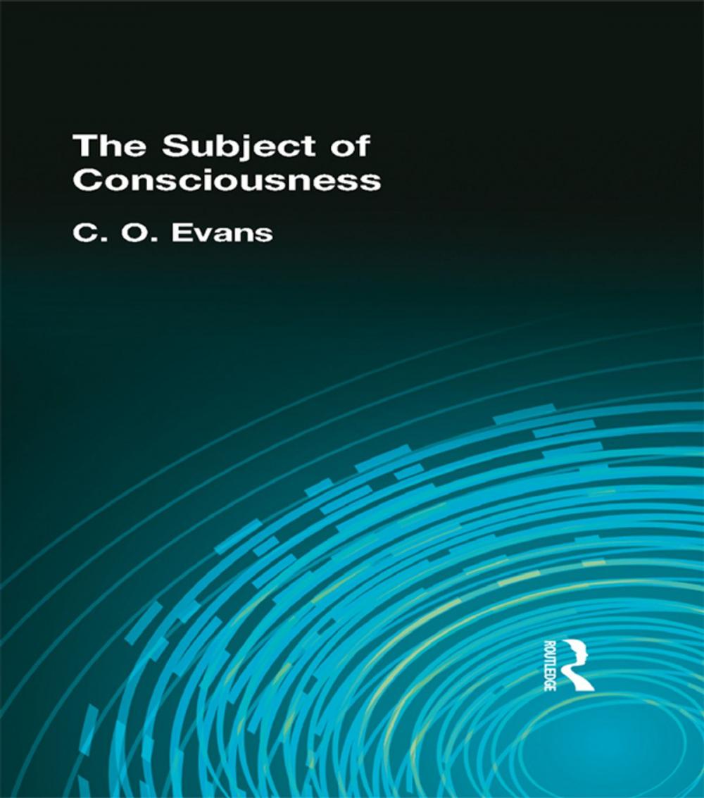 Big bigCover of The Subject of Consciousness