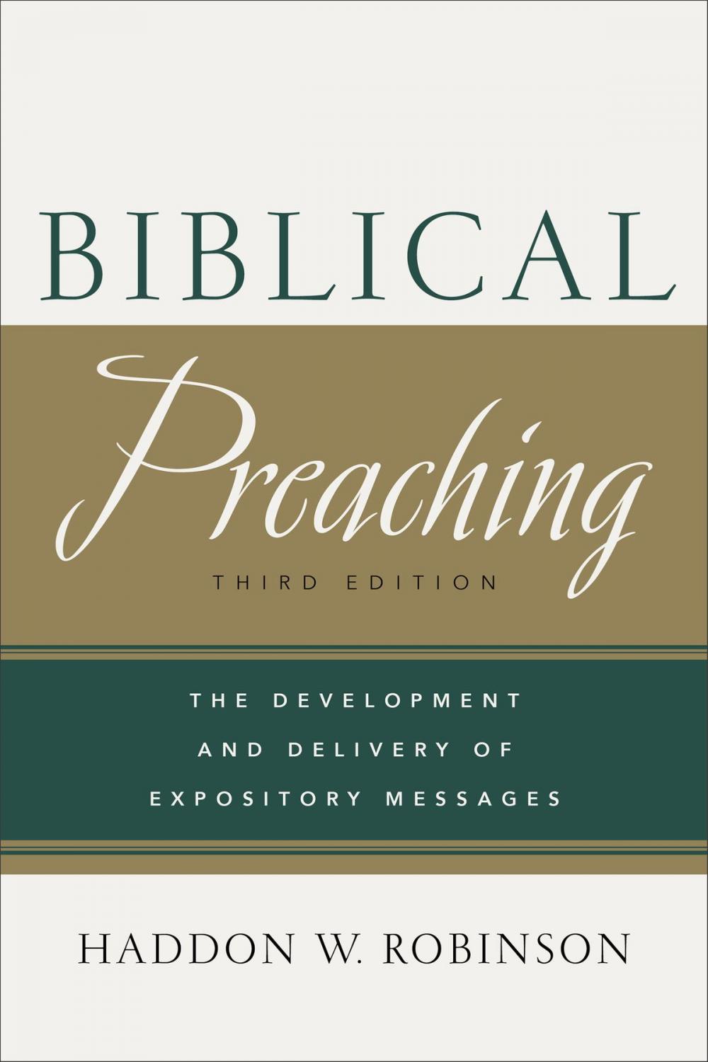 Big bigCover of Biblical Preaching