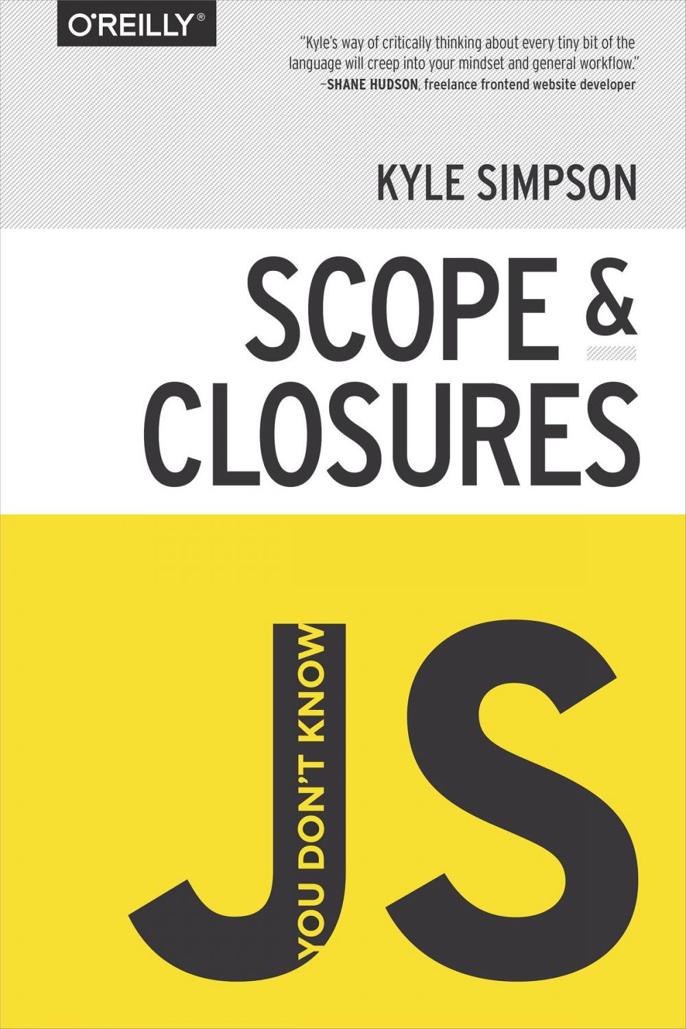 Big bigCover of You Don't Know JS: Scope & Closures