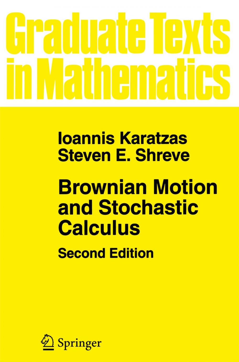 Big bigCover of Brownian Motion and Stochastic Calculus