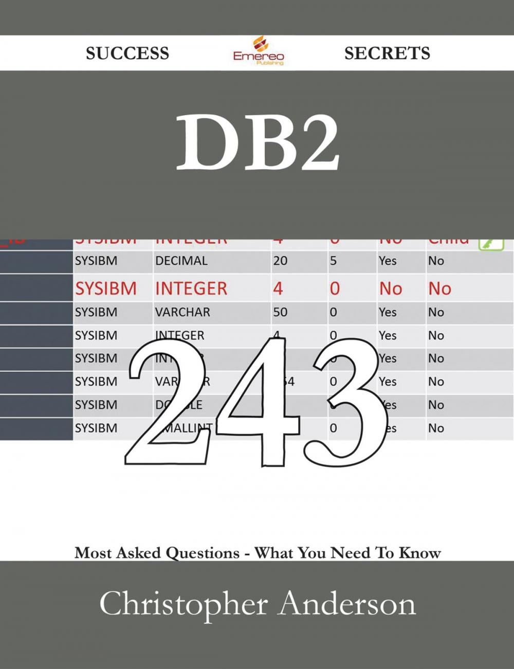 Big bigCover of DB2 243 Success Secrets - 243 Most Asked Questions On DB2 - What You Need To Know