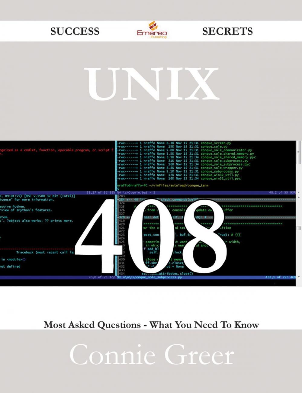 Big bigCover of Unix 408 Success Secrets - 408 Most Asked Questions On Unix - What You Need To Know