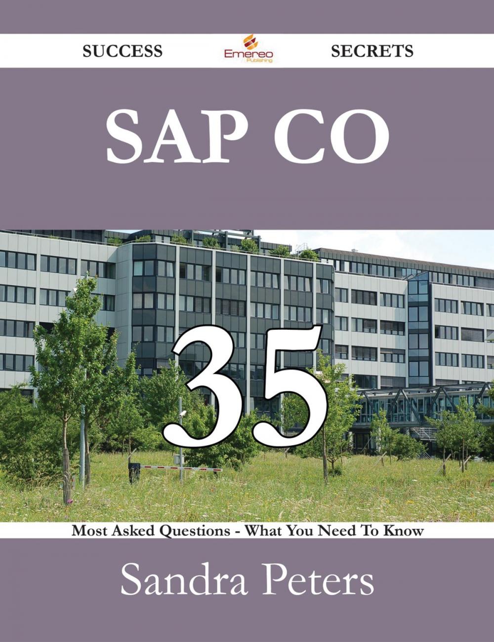 Big bigCover of SAP CO 35 Success Secrets - 35 Most Asked Questions On SAP CO - What You Need To Know