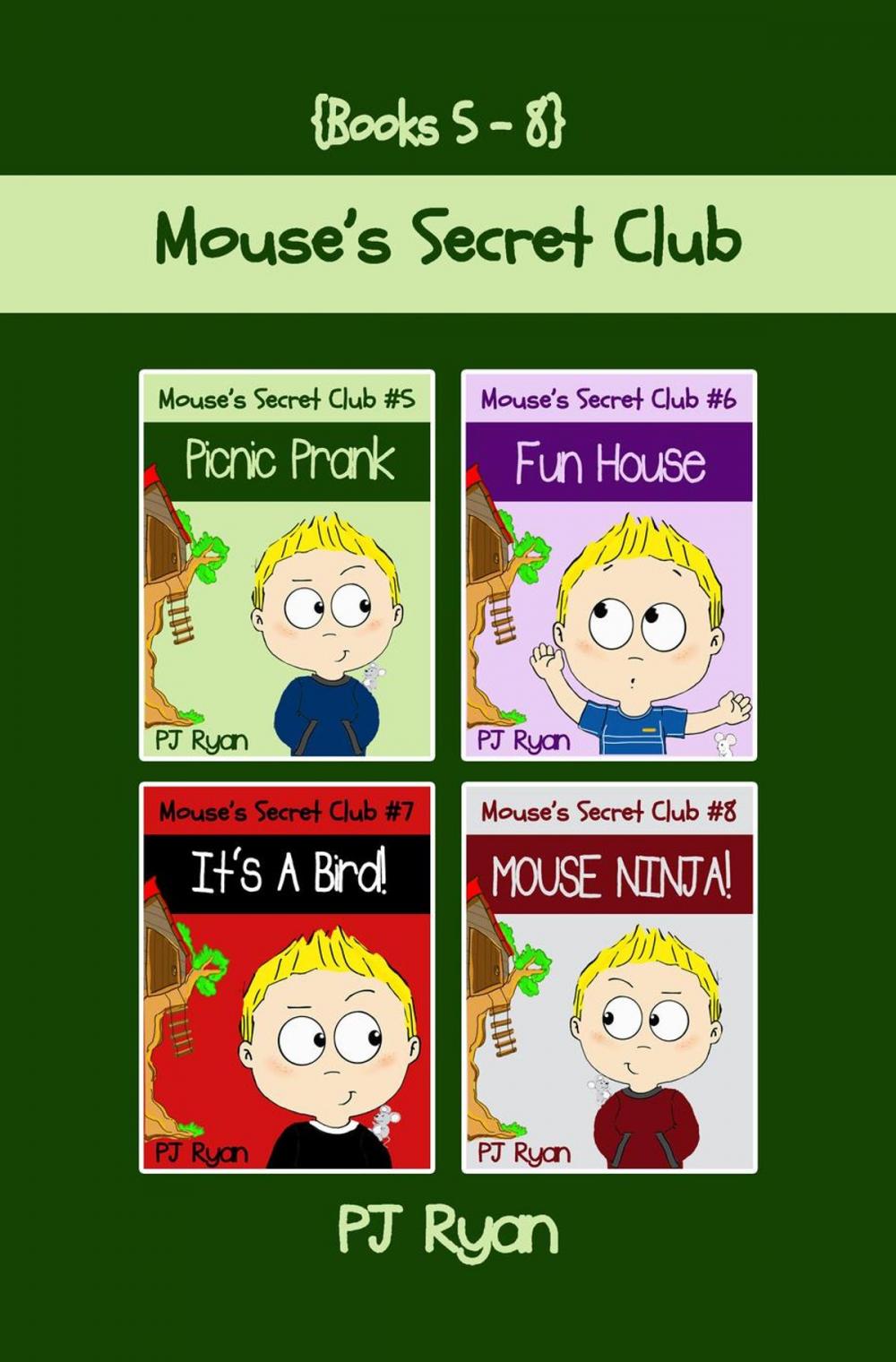 Big bigCover of Mouse's Secret Club Books 5-8: 4 Book Bundle - Fun Short Stories for Kids