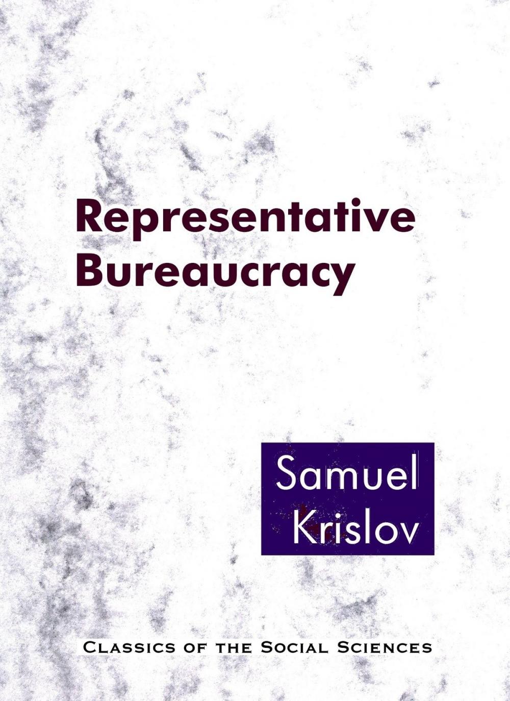 Big bigCover of Representative Bureaucracy