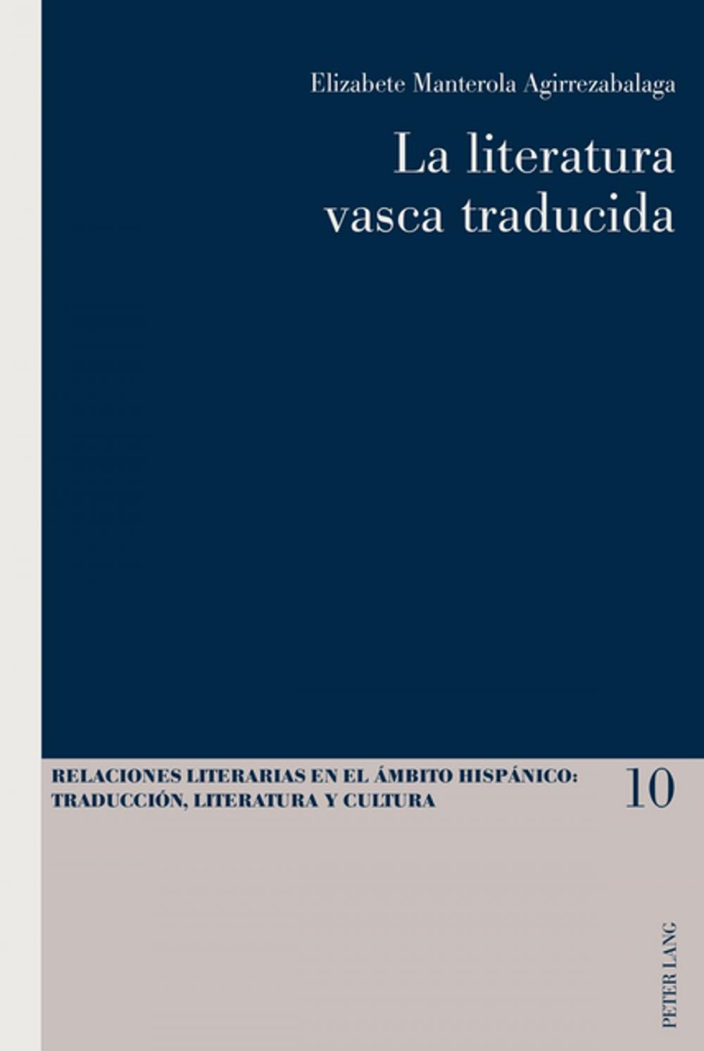 Big bigCover of La literatura vasca traducida