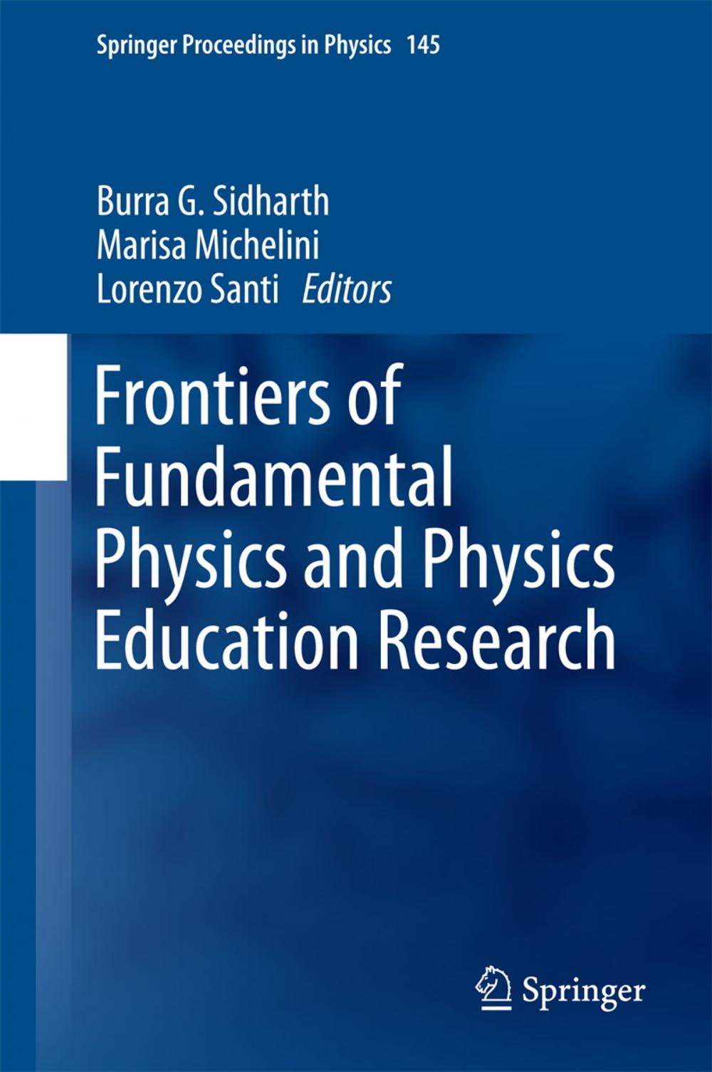 Big bigCover of Frontiers of Fundamental Physics and Physics Education Research