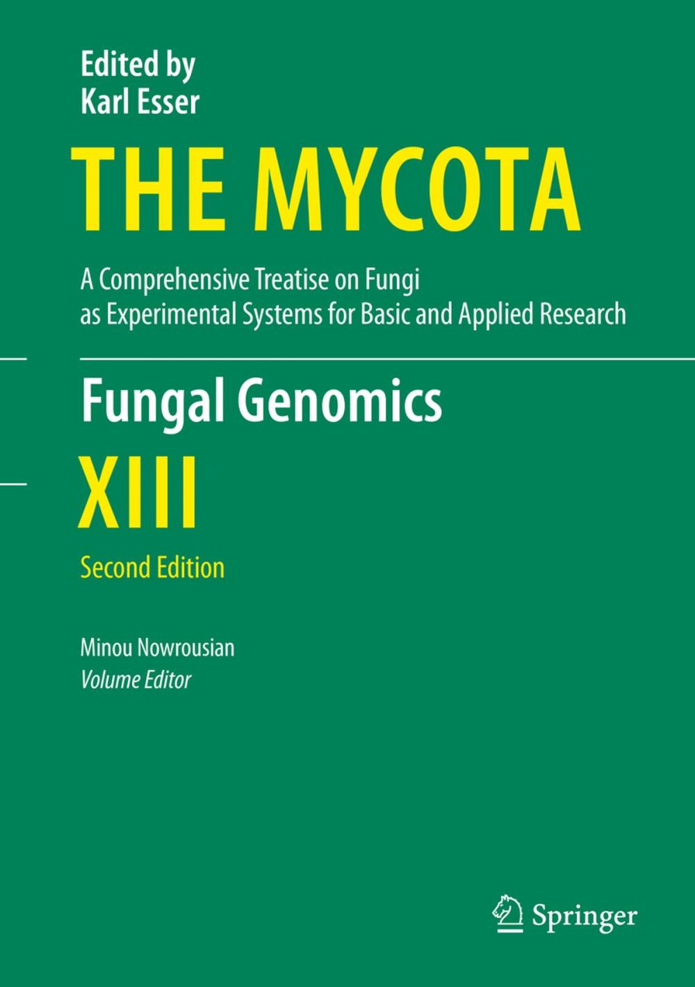 Big bigCover of Fungal Genomics