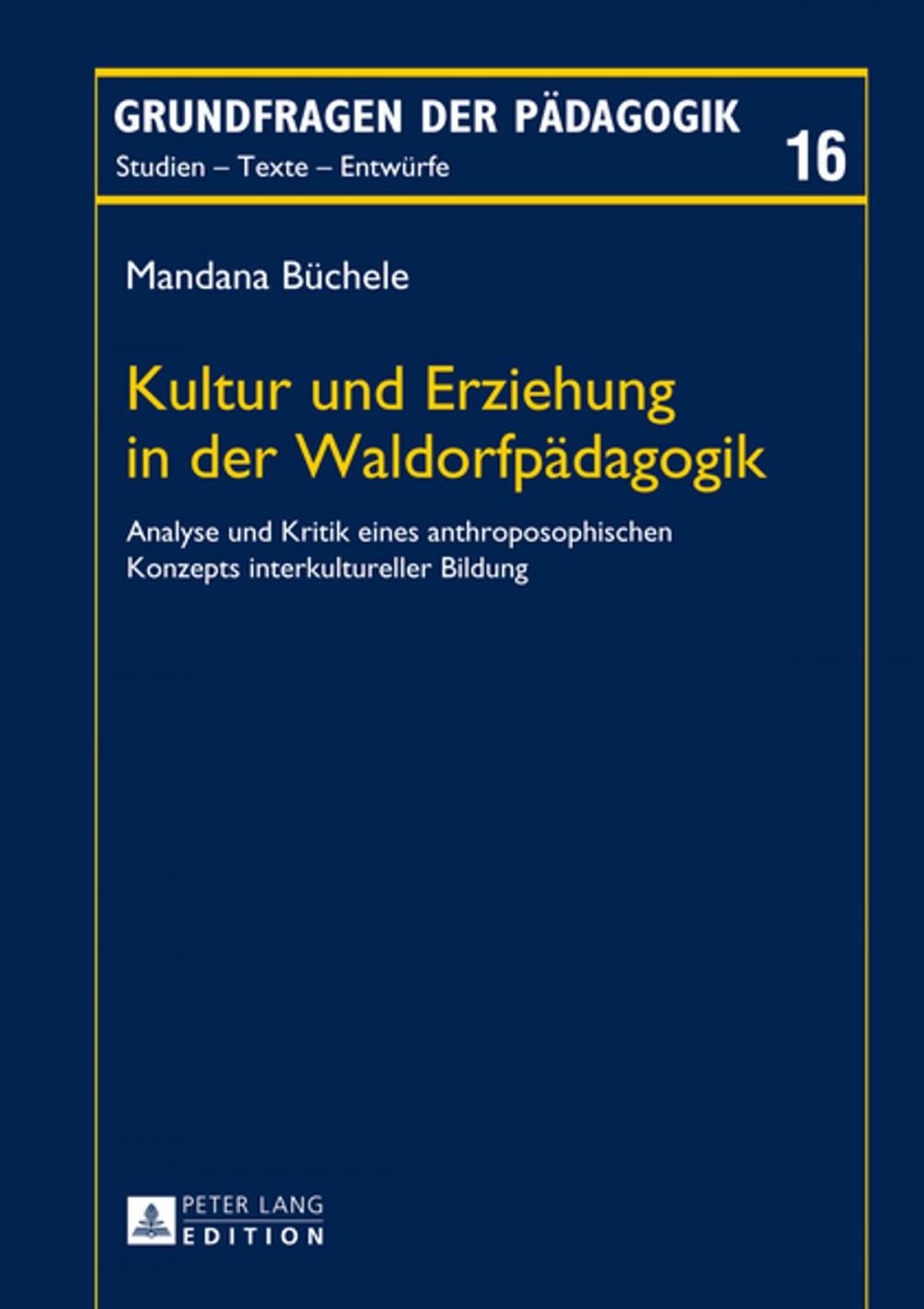 Big bigCover of Kultur und Erziehung in der Waldorfpaedagogik