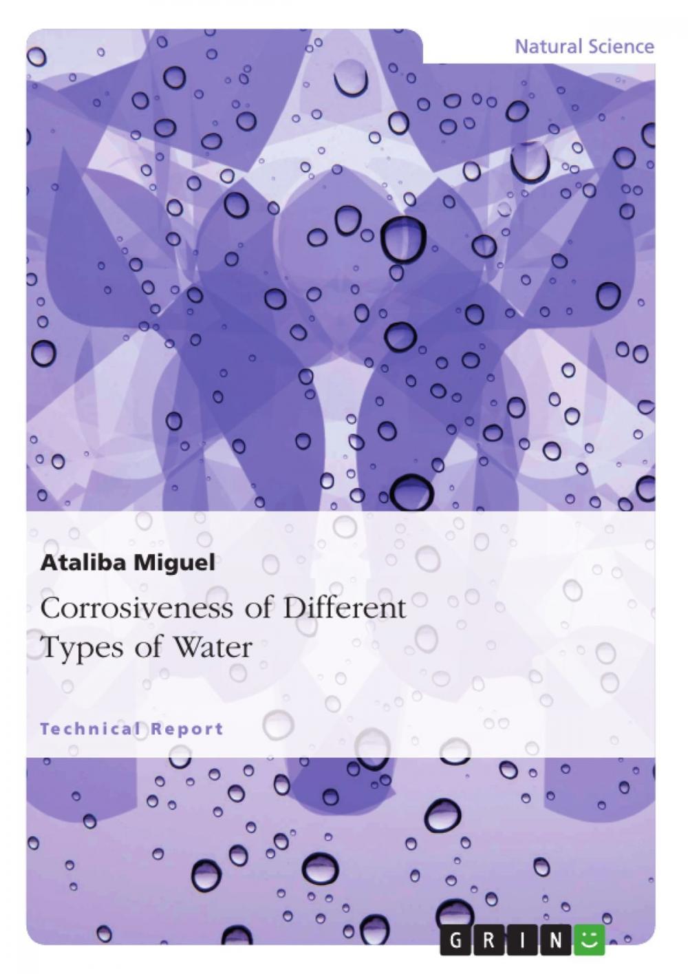 Big bigCover of Corrosiveness of Different Types of Water