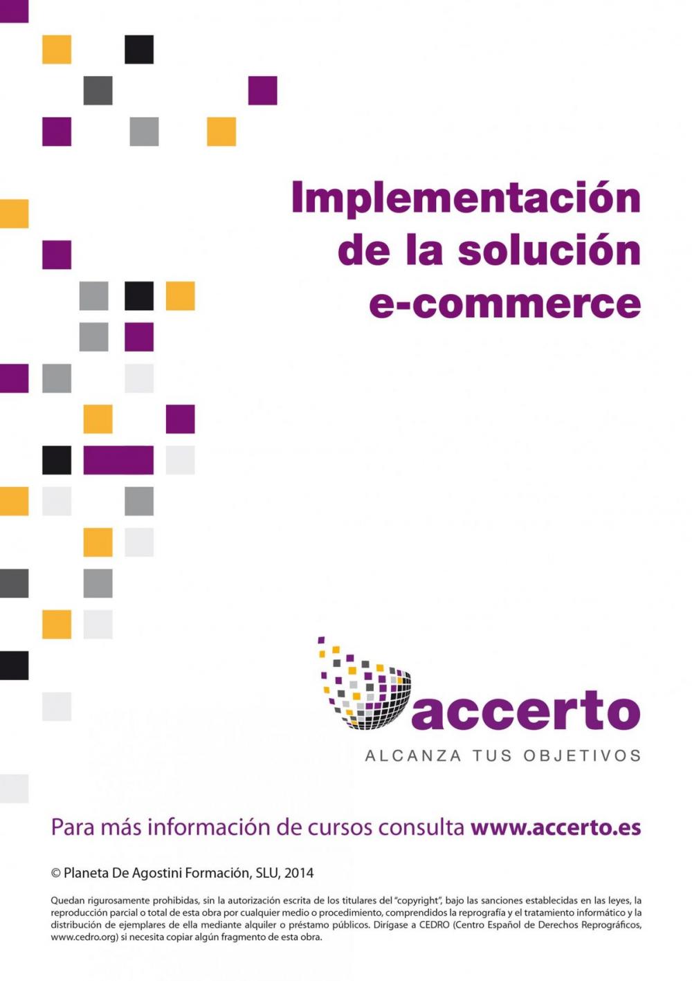 Big bigCover of Implementación de una solución e-commerce