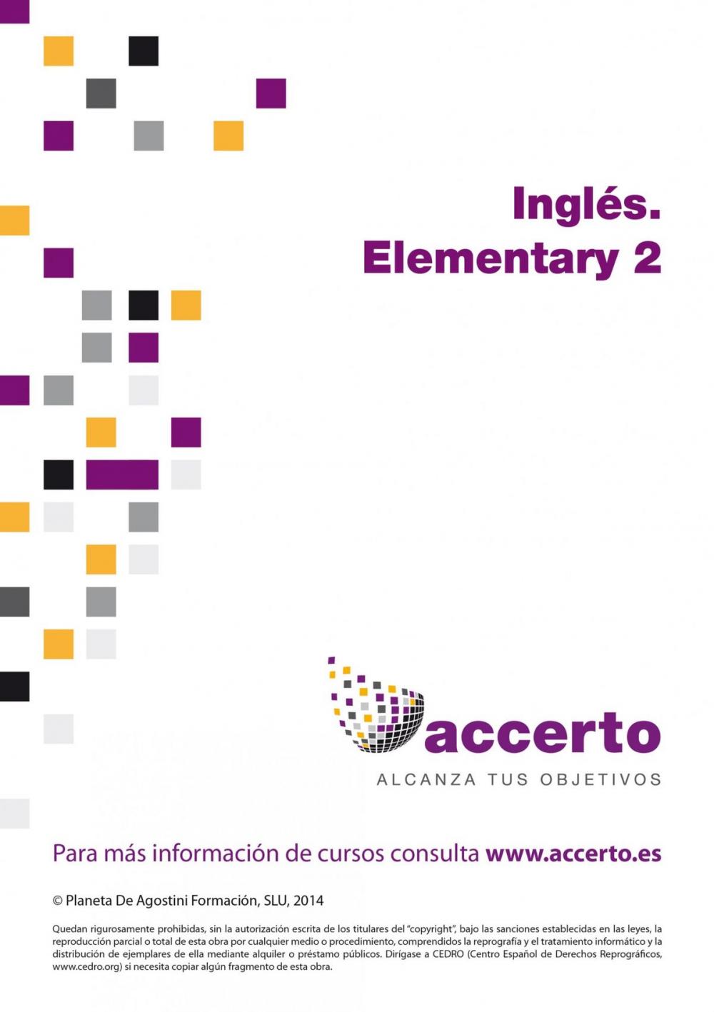 Big bigCover of Inglés. Elementary 2