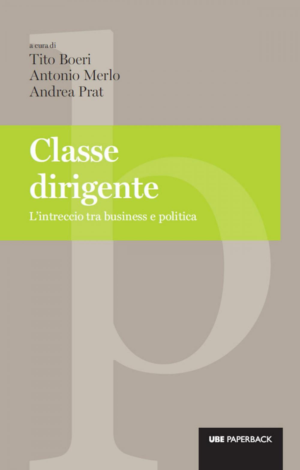 Big bigCover of Classe dirigente