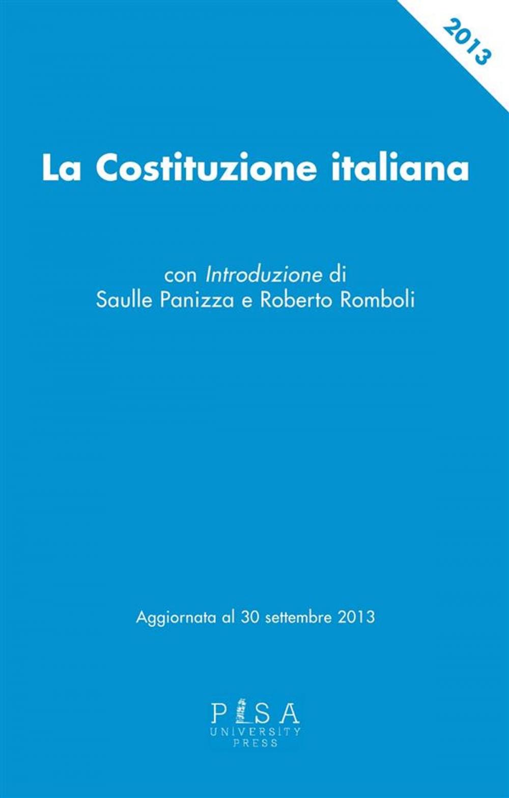 Big bigCover of La Costituzione italiana