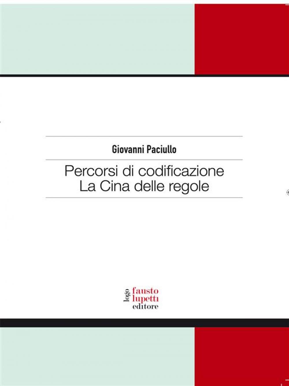 Big bigCover of Percorsi di codificazione. La Cina delle regole