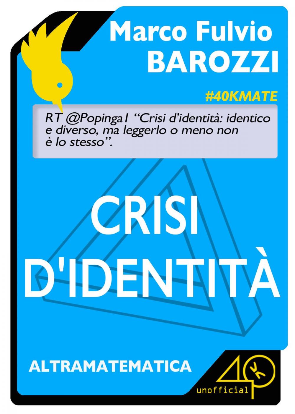 Big bigCover of Crisi d’identità. Identico e diverso tra matematica, letteratura e gioco