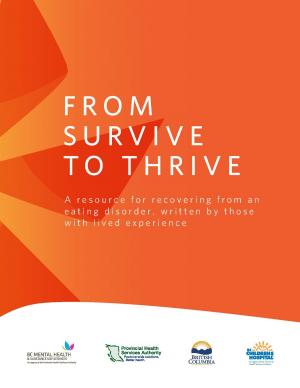 Cover of the book From Survive to Thrive by Michelle May M.D., Kari Anderson, DBH, LPC