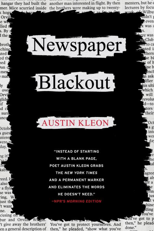 Cover of the book Newspaper Blackout by Austin Kleon, Harper Perennial