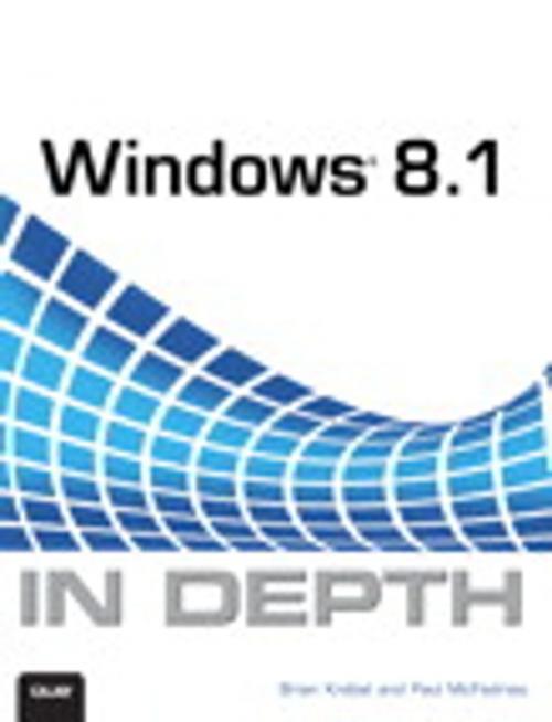 Cover of the book Windows 8.1 In Depth by Brian Knittel, Paul McFedries, Pearson Education