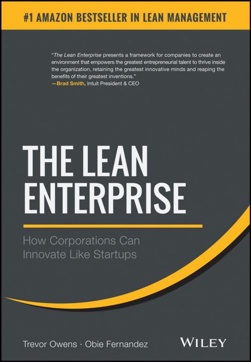 Cover of the book The Lean Enterprise by Trevor Owens, Obie Fernandez, Wiley