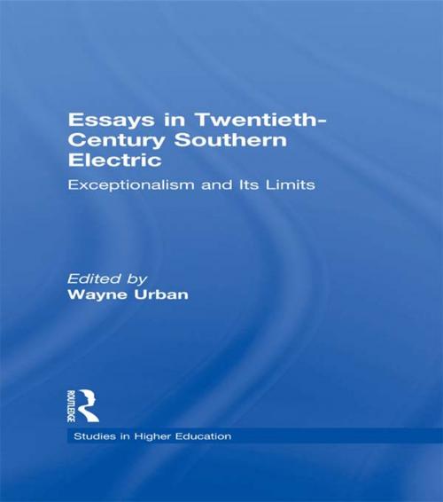 Cover of the book Essays in Twentieth-Century Southern Education by , Taylor and Francis