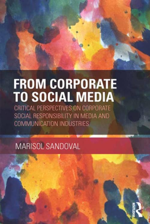 Cover of the book From Corporate to Social Media by Marisol Sandoval, Taylor and Francis