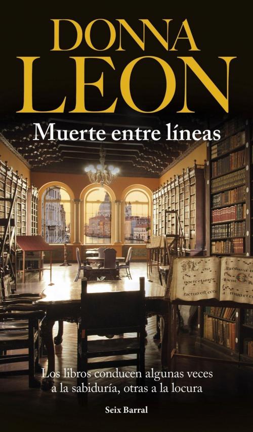 Cover of the book Muerte entre líneas by Donna Leon, Grupo Planeta