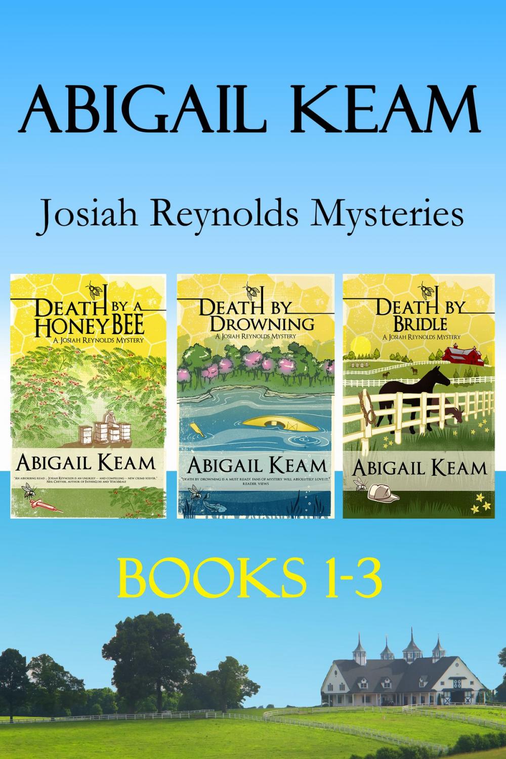 Big bigCover of Josiah Reynolds Mysteries Box Set 1: Death By A HoneyBee 1, Death By Drowning, 2 Death By Bridle 3