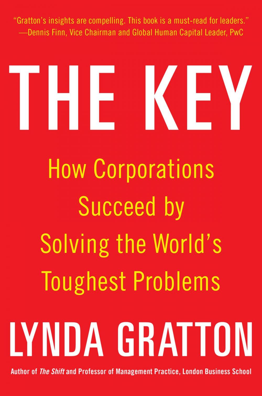 Big bigCover of The Key: How Corporations Succeed by Solving the World's Toughest Problems
