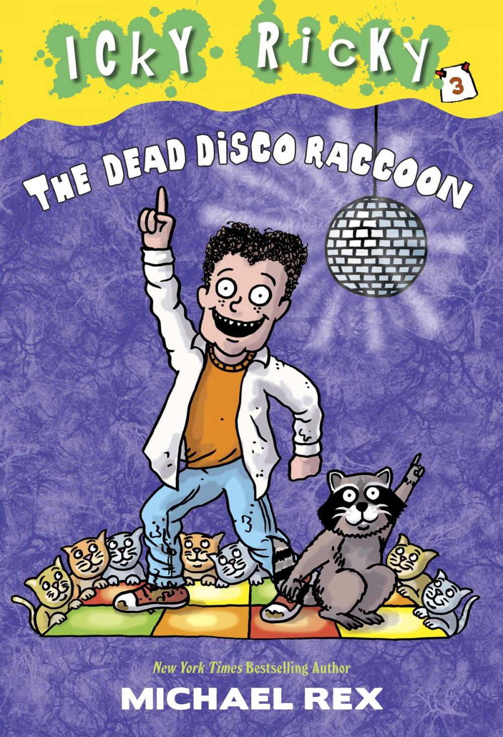 Big bigCover of Icky Ricky #3: The Dead Disco Raccoon