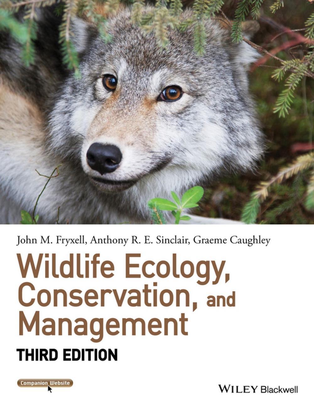 Big bigCover of Wildlife Ecology, Conservation, and Management