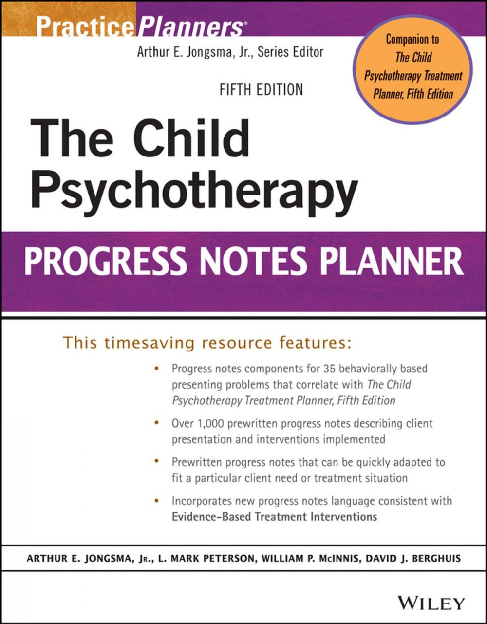 Big bigCover of The Child Psychotherapy Progress Notes Planner